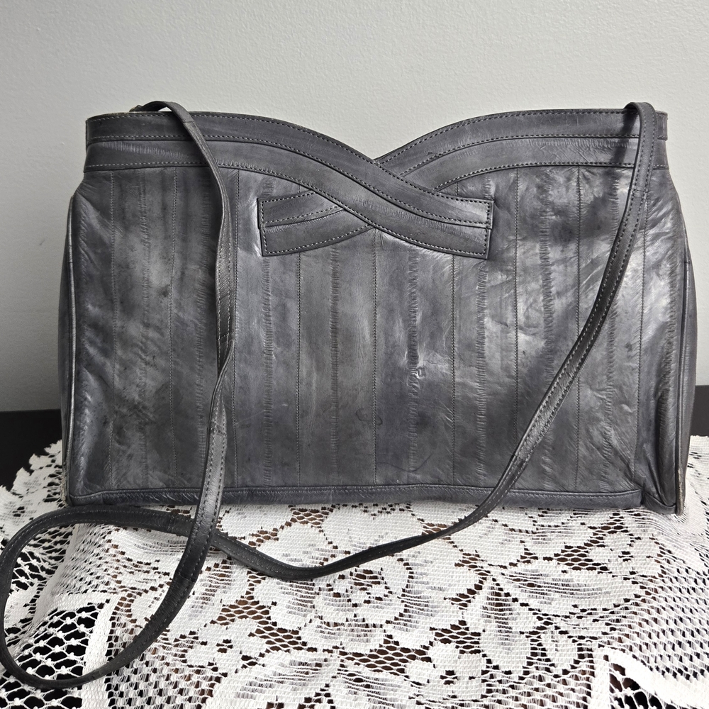 Y2k Gray Eel Skin Women's Bag